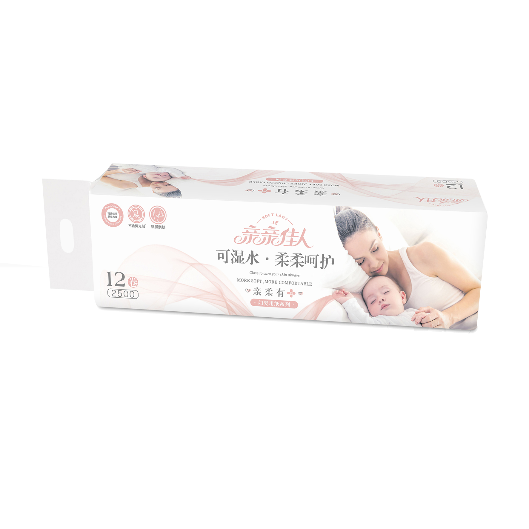 QP12-2500(QR)  12卷2500克圓卷