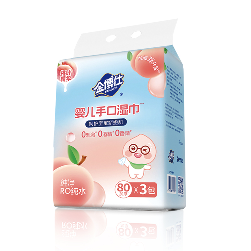 JBS-4762A  3連包80片濕巾